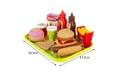 Gyorsétterem gyermek készlet - Fast food