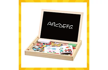 Mágneses kétoldalas tábla - 108 darab tartozék