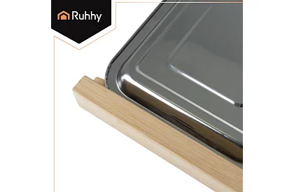 Bambusz vágódeszka kihúzható edényekkel