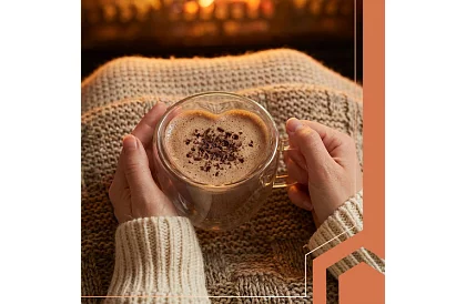 Bögre szív 240 ml - hőálló üveg