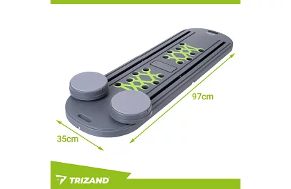 Multifunkciós tábla pilates és jóga gyakorlásához rögzítőkkel