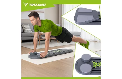 Multifunkciós tábla pilates és jóga gyakorlásához rögzítőkkel