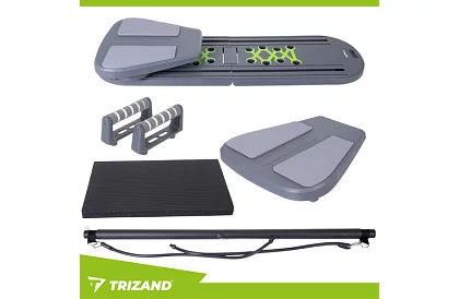 Multifunkciós tábla pilates és jóga gyakorlásához rögzítőkkel