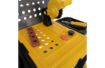 Gyermek műhely 3 az 1-ben, szerszámos kocsi - 59 darab