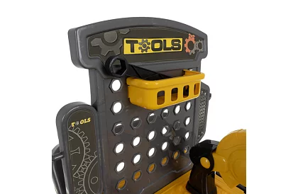 Gyermek műhely 3 az 1-ben, szerszámos kocsi - 59 darab