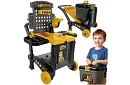 Gyermek műhely 3 az 1-ben, szerszámos kocsi - 59 darab