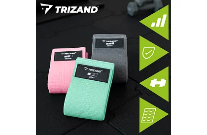 Ellenállás gumis készlet - 3 ellenállási szint edzéstervvel