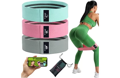 Ellenállás gumis készlet - 3 ellenállási szint edzéstervvel