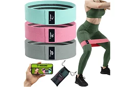 Ellenállás gumis készlet - 3 ellenállási szint edzéstervvel