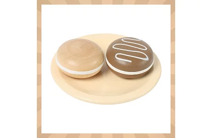 Fa kézműves teáskészlet - nagy teáskészlet