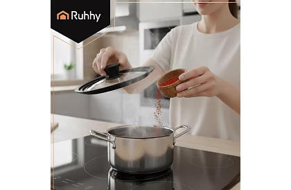 Silikon fedél 3 az 1-ben 18/20/22 cm Ruhhy 25563