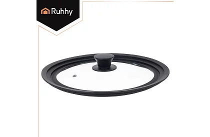 Univerzális szilikon-üveg fedő 3 az 1-ben - átmérő 24/26/28 cm