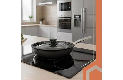 Univerzális szilikon-üveg fedő 3 az 1-ben - átmérő 24/26/28 cm