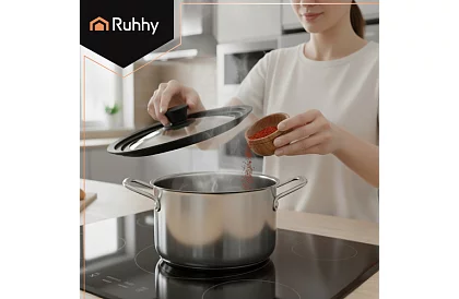 Univerzális szilikon-üveg fedő 3 az 1-ben - átmérő 24/26/28 cm