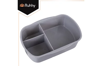 Ebéddoboz szürke 800 ml – uzsonnás doboz