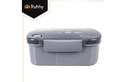 Ebéddoboz szürke 800 ml – uzsonnás doboz