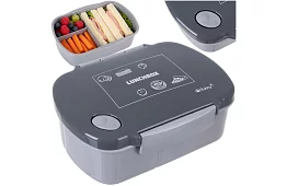 Ebéddoboz szürke 800 ml – uzsonnás doboz