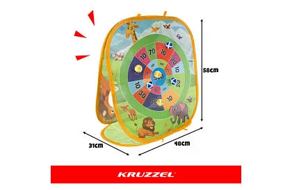 Képességi játék – célba dobás 2v1