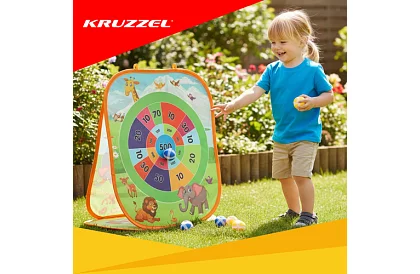 Képességi játék – célba dobás 2v1