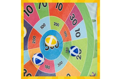 Képességi játék – célba dobás 2v1