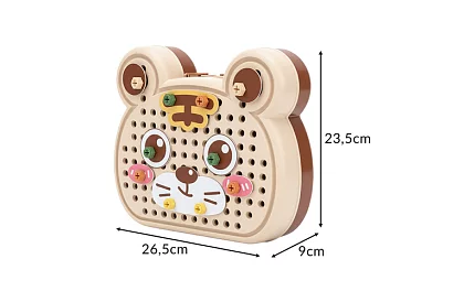 Csavarozható 3D építőjáték űr - 161 darab a készletben