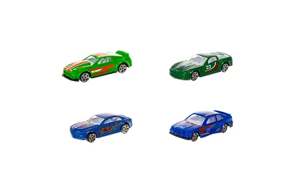 Fém autókészlet 1:64 – 16 darab