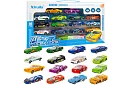 Fém autókészlet 1:64 – 16 darab