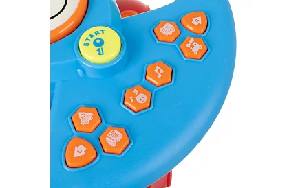 Interaktív zenei kormánykerék LED effektekkel – 3 éves kortól