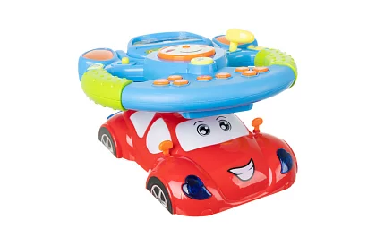 Interaktív zenei kormánykerék LED effektekkel – 3 éves kortól