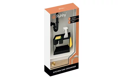 Mosogató alatti szervező – fekete