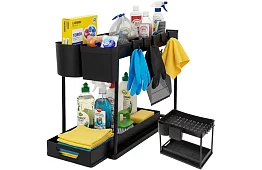 Mosogató alatti szervező – fekete