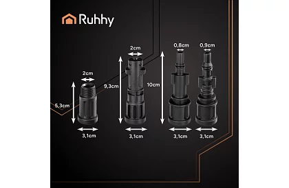 Magasnyomású tömlő csövek és felületek tisztításához – 20 méter