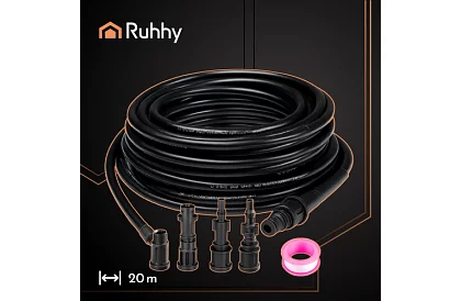 Magasnyomású tömlő csövek és felületek tisztításához – 20 méter