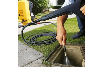 Magasnyomású tömlő csövek és felületek tisztításához – 20 méter