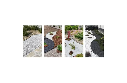 Láthatatlan szegély 4 cm x 10 m - Kerti szegély fekete + 20 cövek