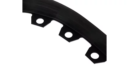 Láthatatlan szegély 6 cm x 10 m - Kerti szegély fekete + 20 cövek