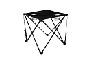 Kemping készlet, fekete - horgász asztal + két szék