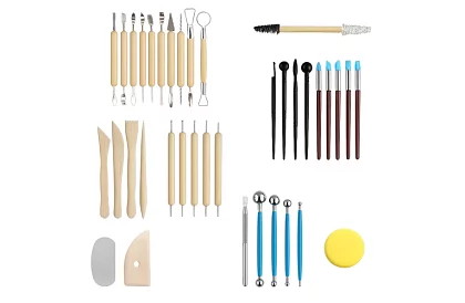 Eszközkészlet szobrászathoz és modellezéshez – 40 darab tokban