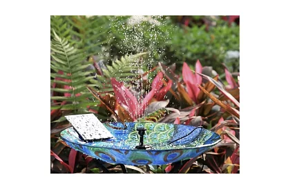 Napfény szökőkút a tóhoz – kerti szűrőszivattyú