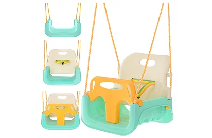 Gyermek színes hinta 3 az 1-ben - 30 kg-ig