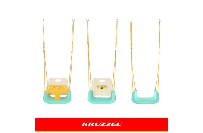 Gyermek színes hinta 3 az 1-ben - 30 kg-ig