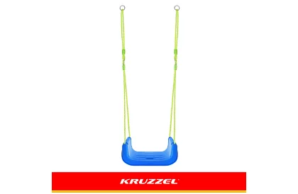 Gyermek színes hinta 3 az 1-ben - 30 kg-ig - zöldkék