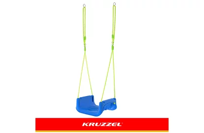 Gyermek színes hinta 3 az 1-ben - 30 kg-ig - zöldkék