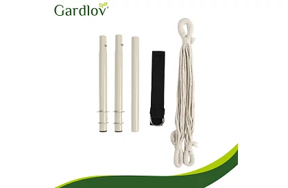 Kerti függőfotel BOHO 2 az 1-ben – bézs