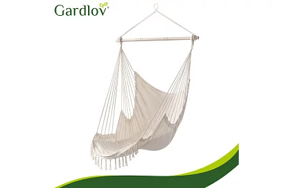 Kerti függőfotel BOHO 2 az 1-ben – bézs