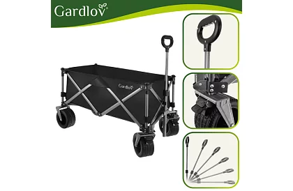 Összecsukható strand szállító kocsi  87 × 46 × 70 cm – max. 200 kg