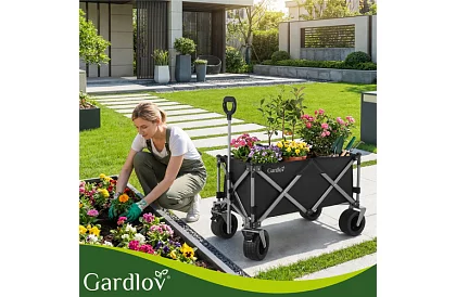 Összecsukható strand szállító kocsi  87 × 46 × 70 cm – max. 200 kg