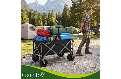 Összecsukható strand szállító kocsi  87 × 46 × 70 cm – max. 200 kg