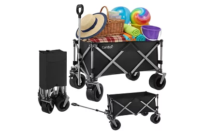 Összecsukható strand szállító kocsi  87 × 46 × 70 cm – max. 200 kg