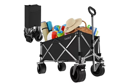 Összecsukható strand szállító kocsi  87 × 46 × 70 cm – max. 200 kg